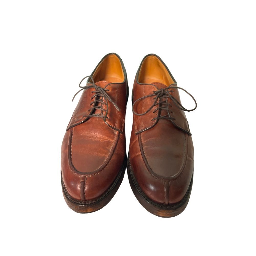 Allen Edmonds Brown Leather Derby Shoes Lace-up Oxford Dress Shoes for Men‎ S-5